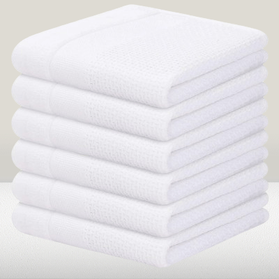 Torchons de cuisine - CottonTowelsSoft™ - Blanc - Maisonaucoeur