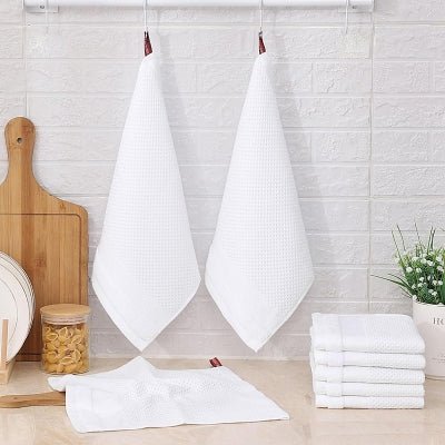 Torchons de cuisine - CottonTowelsSoft™ - Blanc - Maisonaucoeur