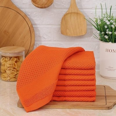 Torchons de cuisine - CottonTowelsSoft™ - Orange - Maisonaucoeur