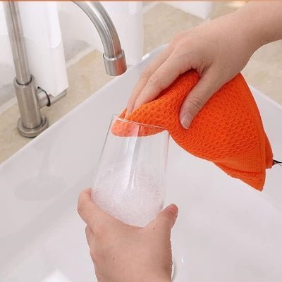 Torchons de cuisine - CottonTowelsSoft™ - Orange - Maisonaucoeur