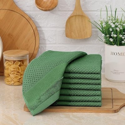 Torchons de cuisine - CottonTowelsSoft™ - Vert - Maisonaucoeur